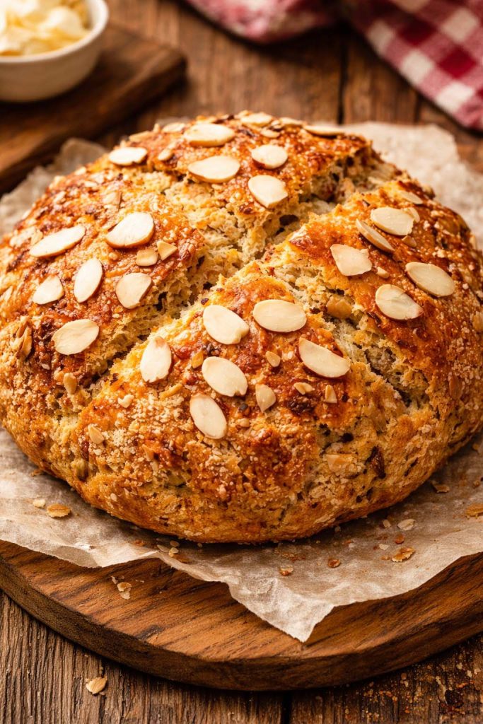 This easy high protein Irish soda bread is a bariatric-friendly twist on the classic Irish recipe. Made with almond flour and protein for a healthy, delicious treat.